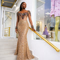 Golden Empress Crystal Gown